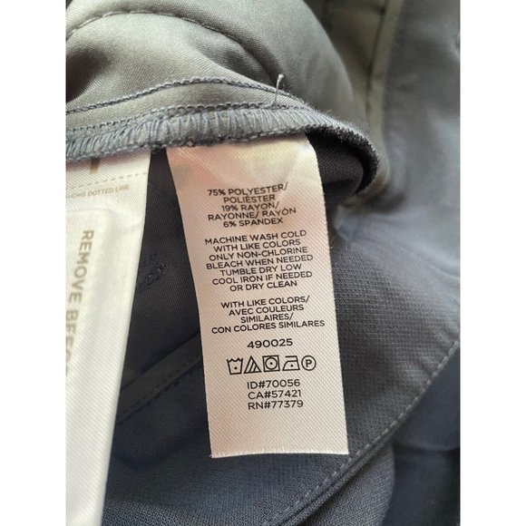 Ann Taylor ANN TAYLOR The Belted Boot Pant In Iron Gray Solid 4 NWT - Picture 7 of 10